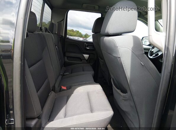 1GCVKREC8HZ285822 2017 CHEVROLET SILVERADO Black VIN კოდის სტიკერის ხედი