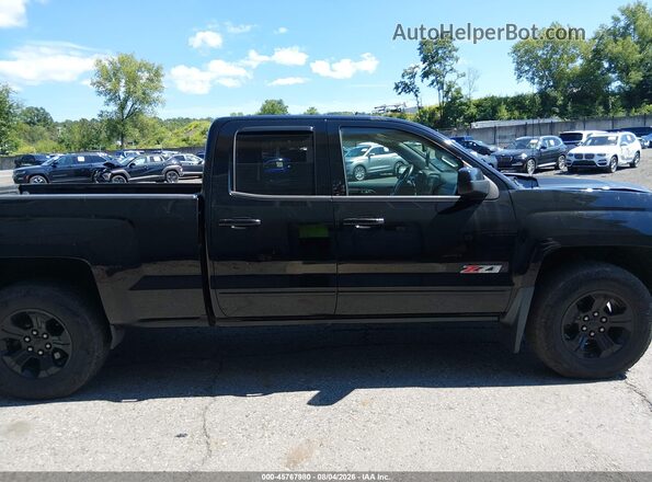 1GCVKREC8HZ285822 2017 CHEVROLET SILVERADO Black უკანა სალონის ხედი