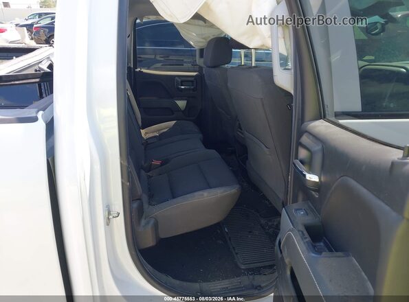 1GCVKREC8JZ358712 2018 CHEVROLET SILVERADO White VIN კოდის სტიკერის ხედი
