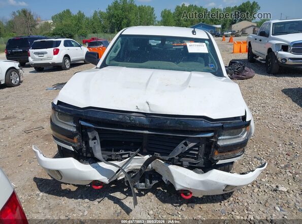 1GCVKREC8JZ358712 2018 CHEVROLET SILVERADO White უკანა სალონის ხედი
