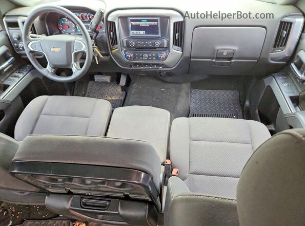 1GCVKREC9GZ106315 2016 CHEVROLET SILVERADO Black Առջևի վահանակի տեսք