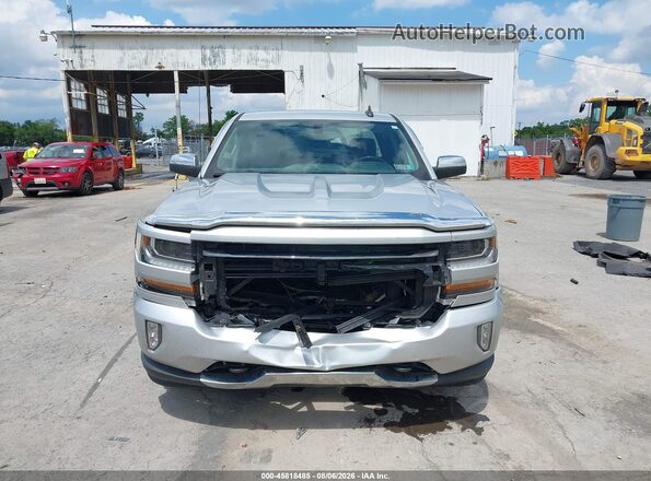 1GCVKREC9JZ145381 2018 CHEVROLET SILVERADO Silver Вид щитка приладів
