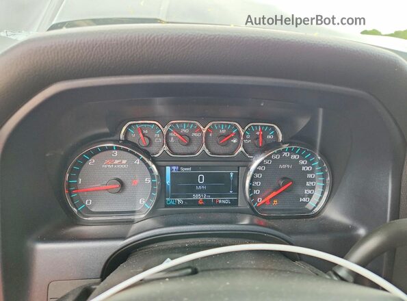 1GCVKREC9JZ167896 2018 CHEVROLET SILVERADO Black ხელსაწყოთა პანელის ხედი