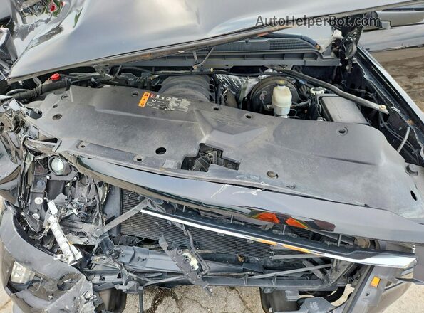 1GCVKREC9JZ167896 2018 CHEVROLET SILVERADO Black უკანა სალონის ხედი