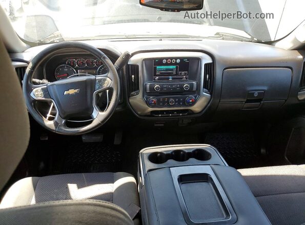 1GCVKRECXGZ201319 2016 CHEVROLET SILVERADO Черный Вид панели приборов