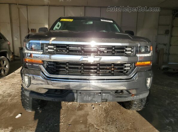1GCVKRECXGZ318575 2016 CHEVROLET SILVERADO Gray წინა ხედი