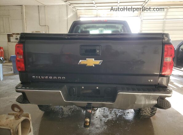 1GCVKRECXGZ318575 2016 CHEVROLET SILVERADO Gray უკანა ხედი