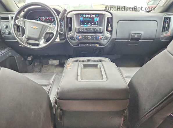 1GCVKRECXGZ380302 2016 CHEVROLET SILVERADO Silver Вид панелі приладів