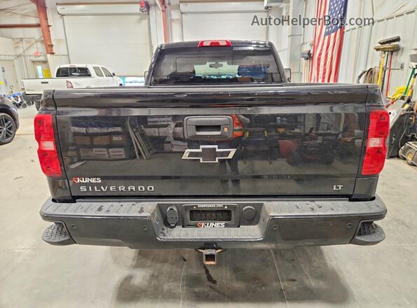 1GCVKRECXHZ205484 2017 CHEVROLET SILVERADO Black Rear view