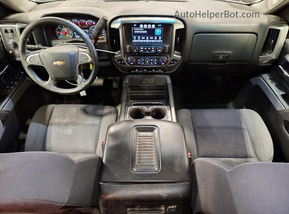 1GCVKRECXHZ205484 2017 CHEVROLET SILVERADO Black Dashboard view