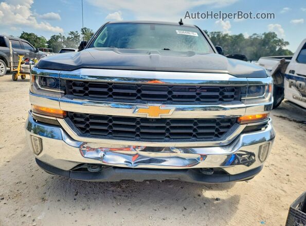 1GCVKRECXJZ271135 2018 CHEVROLET SILVERADO Black Widok z przodu