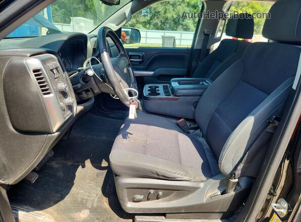 1GCVKRECXJZ271135 2018 CHEVROLET SILVERADO Black Widok wnętrza z przodu