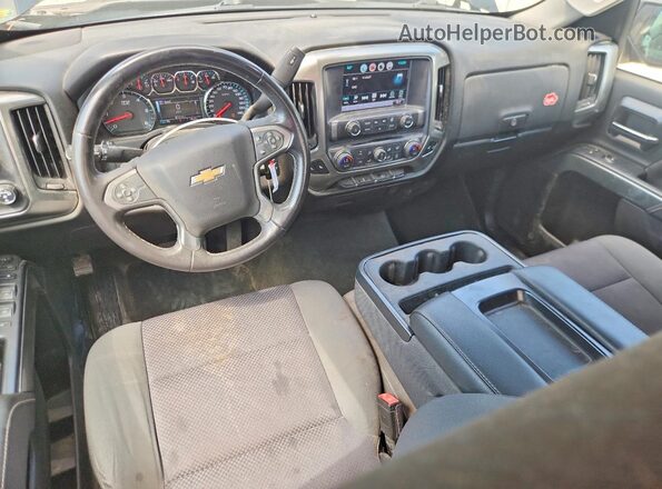 1GCVKRECXJZ271135 2018 CHEVROLET SILVERADO Black Widok deski rozdzielczej