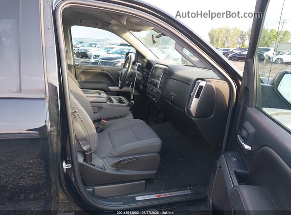 1GCVKRECXJZ338333 2018 CHEVROLET SILVERADO Черный Вид салона спереди