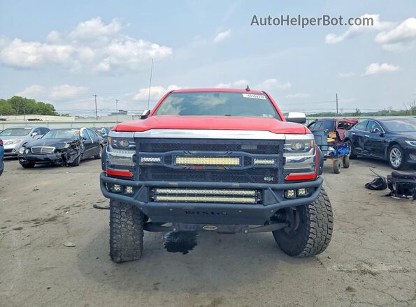 1GCVKSEC3JZ229882 2018 CHEVROLET SILVERADO Red Vista frontal