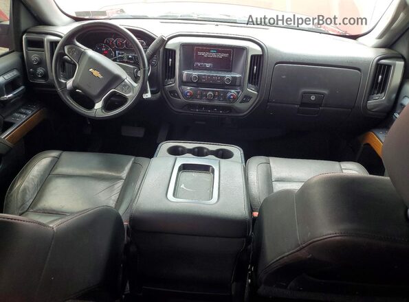 1GCVKSEC3JZ229882 2018 CHEVROLET SILVERADO Red Vista del salpicadero