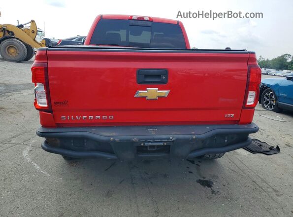 1GCVKSEC3JZ229882 2018 CHEVROLET SILVERADO Red Vista trasera
