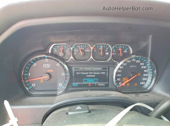 1GCVKSEC3JZ229882 2018 CHEVROLET SILVERADO Red Vista del cuadro de instrumentos