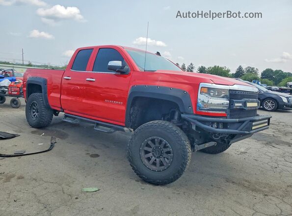 1GCVKSEC3JZ229882 2018 CHEVROLET SILVERADO Red Delantero derecho