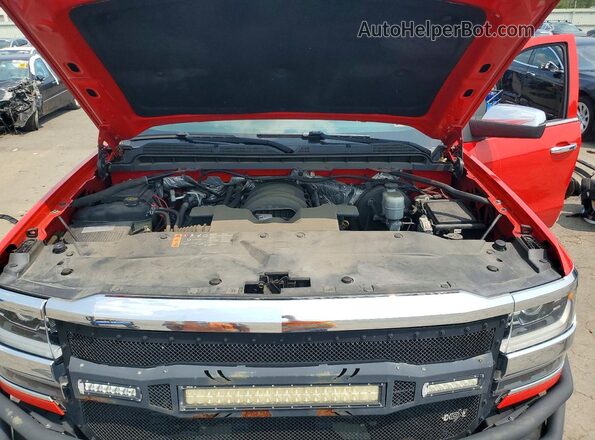 1GCVKSEC3JZ229882 2018 CHEVROLET SILVERADO Red Vista interior trasera