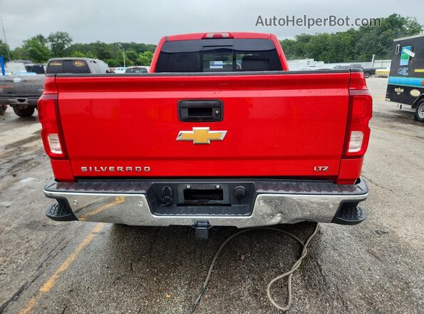 1GCVKSEC9GZ183354 2016 CHEVROLET SILVERADO Red Rear view