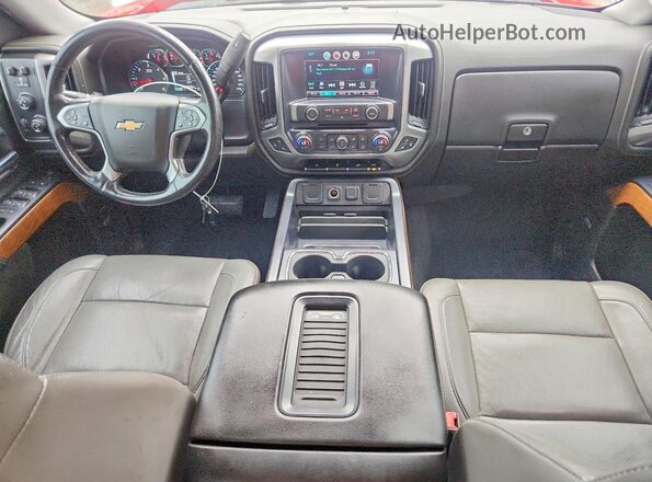 1GCVKSEC9GZ183354 2016 CHEVROLET SILVERADO Red Dashboard view