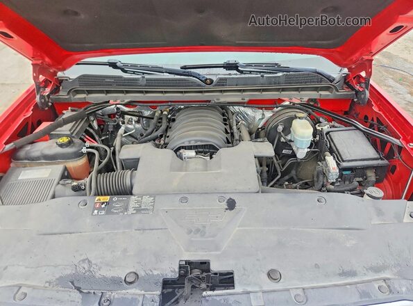 1GCVKSEC9GZ183354 2016 CHEVROLET SILVERADO Red Rear interior view