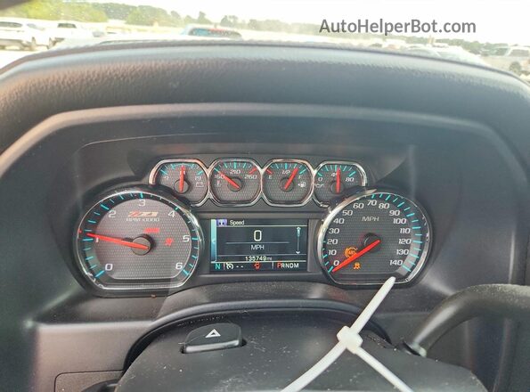 1GCVKSECXGZ260779 2016 CHEVROLET SILVERADO Gray Vista del cuadro de instrumentos