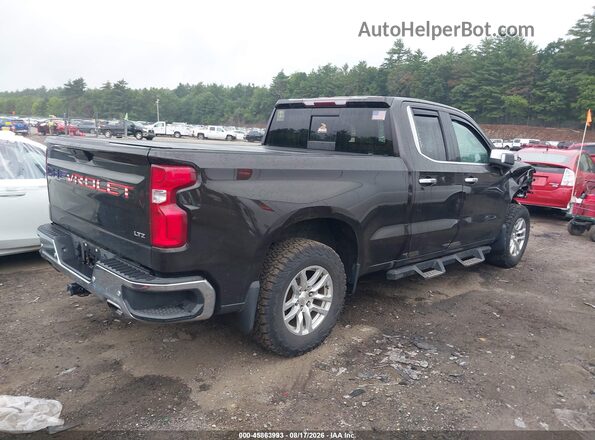 1GCVYGEL9KZ295673 2019 CHEVROLET SILVERADO Black უკანა მარჯვენა