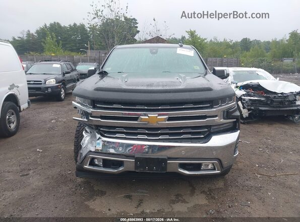 1GCVYGEL9KZ295673 2019 CHEVROLET SILVERADO Black ხელსაწყოთა პანელის ხედი