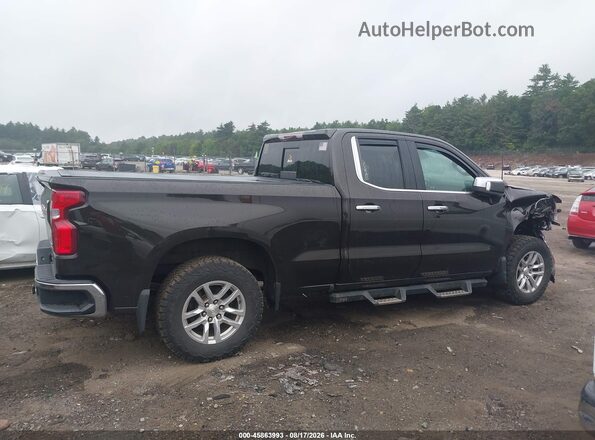 1GCVYGEL9KZ295673 2019 CHEVROLET SILVERADO Black უკანა სალონის ხედი