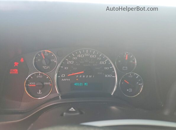 1GCWGAF74S1146608 2025 CHEVROLET EXPRESS Белый Вид щитка приборов