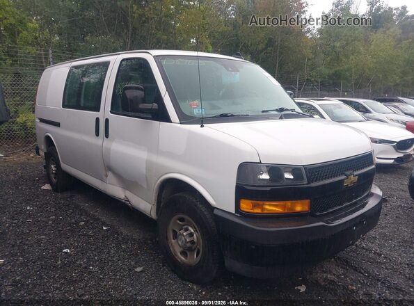1GCWGAFG1L1253875 2020 CHEVROLET EXPRESS White Widok wnętrza z tyłu