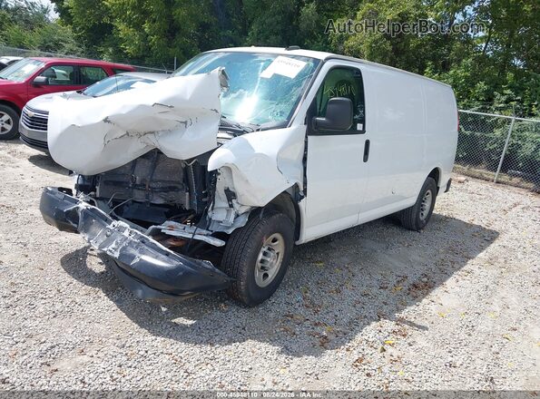 1GCWGAFG8K1272809 2019 CHEVROLET EXPRESS White Vista tres cuartos delantera izquierda