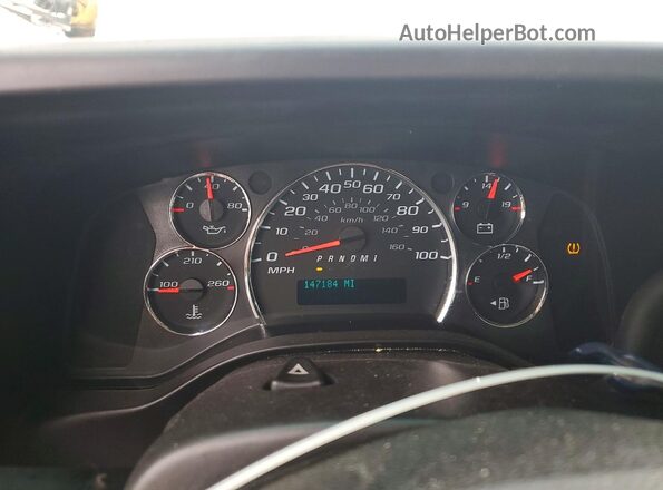 1GCWGAFG9K1337604 2019 CHEVROLET EXPRESS White Instrument cluster view