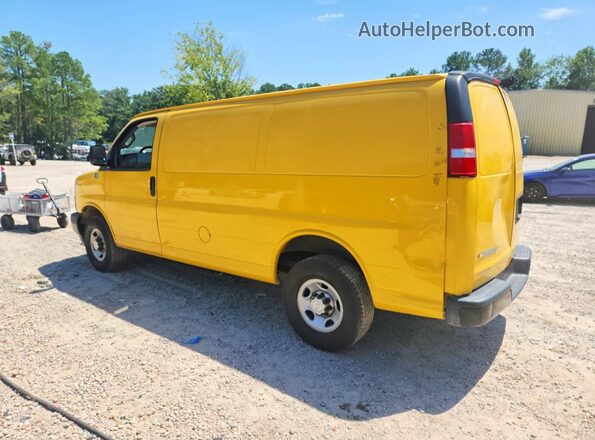 1GCWGAFP0K1337829 2019 CHEVROLET EXPRESS Yellow უკანა მარცხენა