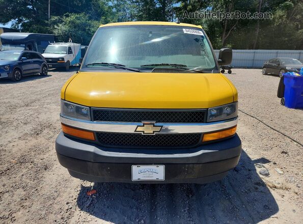 1GCWGAFP0K1337829 2019 CHEVROLET EXPRESS Yellow წინა ხედი