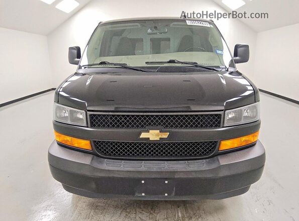 1GCWGAFP2P1108771 2023 CHEVROLET EXPRESS Black წინა ხედი