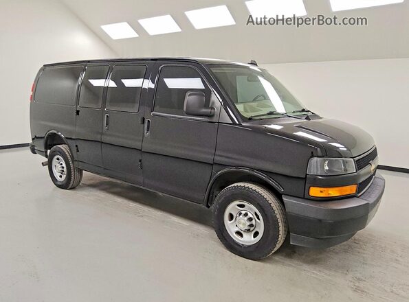 1GCWGAFP2P1108771 2023 CHEVROLET EXPRESS Black წინა მარჯვენა