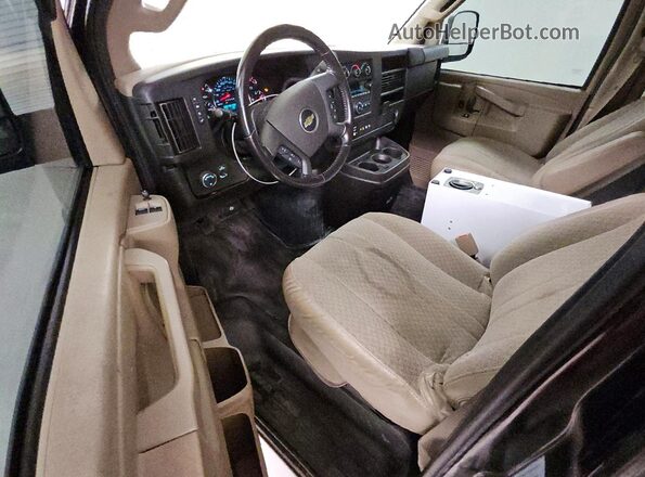 1GCWGAFP2P1108771 2023 CHEVROLET EXPRESS Black წინა პანელის ხედი