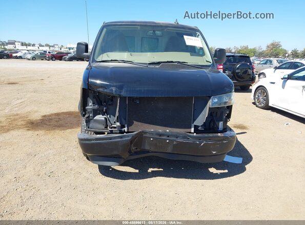1GCWGAFP2P1221748 2023 CHEVROLET EXPRESS Black წინა ხედი