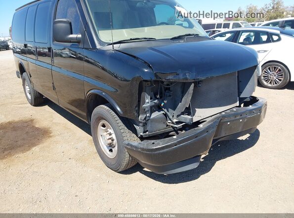 1GCWGAFP2P1221748 2023 CHEVROLET EXPRESS Black უკანა სალონის ხედი