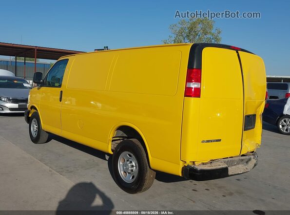 1GCWGAFP7M1245880 2021 CHEVROLET EXPRESS Yellow Հետևի ձախ