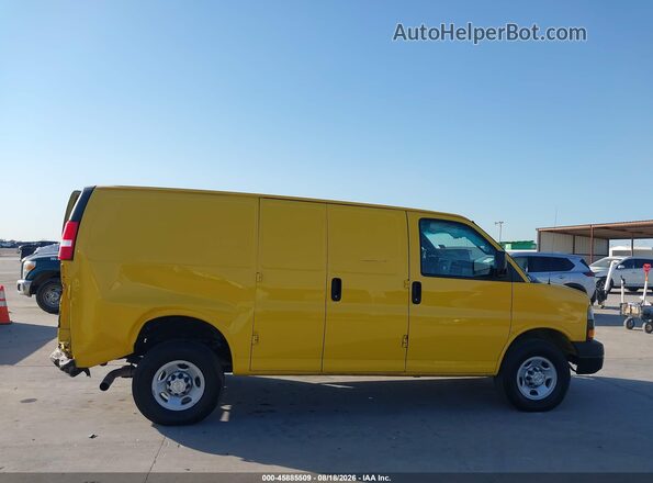 1GCWGAFP7M1245880 2021 CHEVROLET EXPRESS Yellow Սալոնի հետևի տեսք