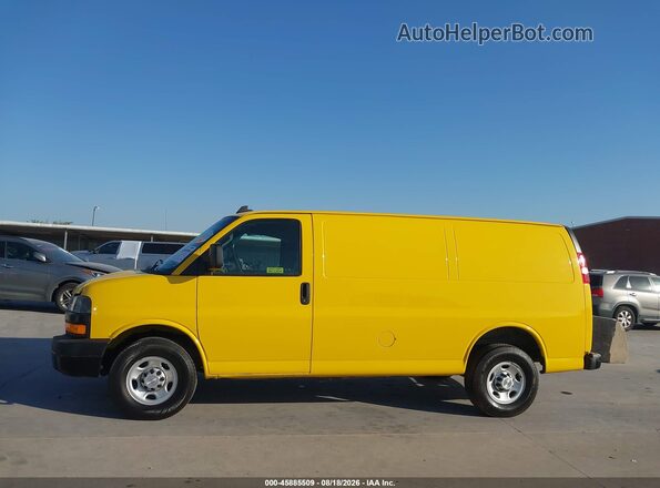 1GCWGAFP7M1245880 2021 CHEVROLET EXPRESS Yellow Սալոնի 360 աստիճան տեսք