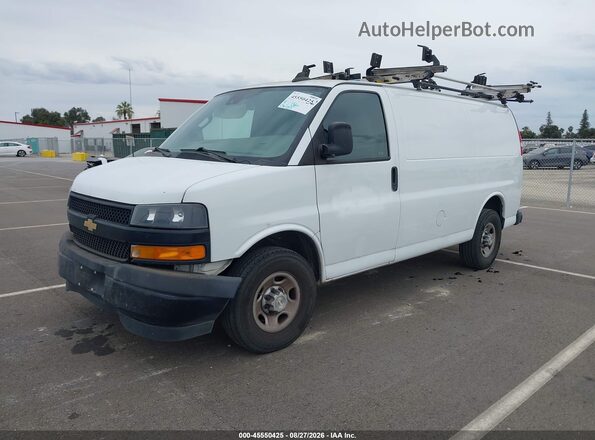 1GCWGAFP9N1138802 2022 CHEVROLET EXPRESS White Vista tres cuartos delantera izquierda