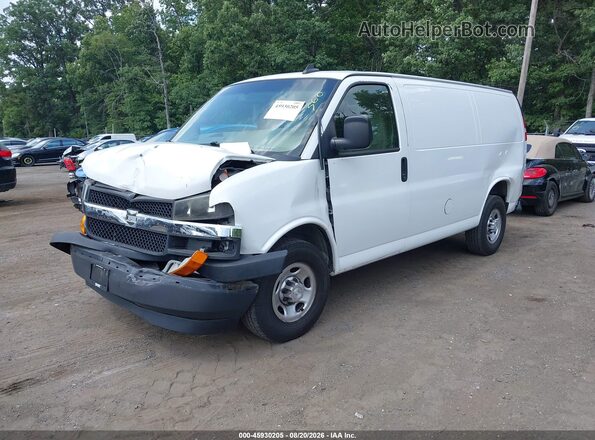 1GCWGAFPXK1171612 2019 CHEVROLET EXPRESS Белый Передняя левая четверть