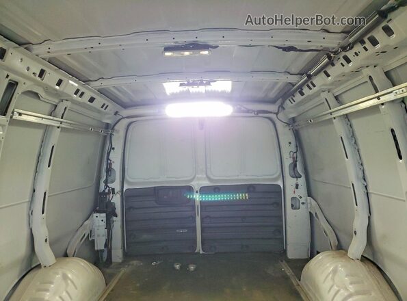 1GCWGAFPXP1160309 2023 CHEVROLET EXPRESS White Rear seats view