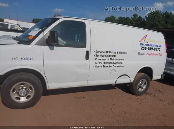 1GCZGGFG1K1219448 2019 CHEVROLET EXPRESS White Vista interior de 360 grados