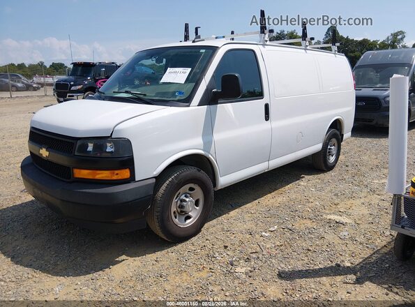 1GCZGGFG2K1245704 2019 CHEVROLET EXPRESS White Vista tres cuartos delantera izquierda